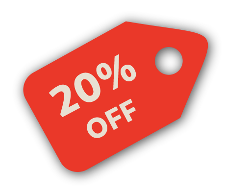 20% OFF